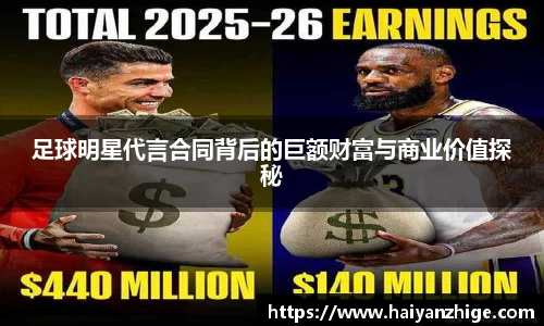 足球明星代言合同背后的巨额财富与商业价值探秘